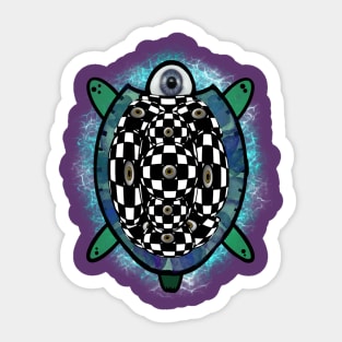 Trippy Tortoise Sticker